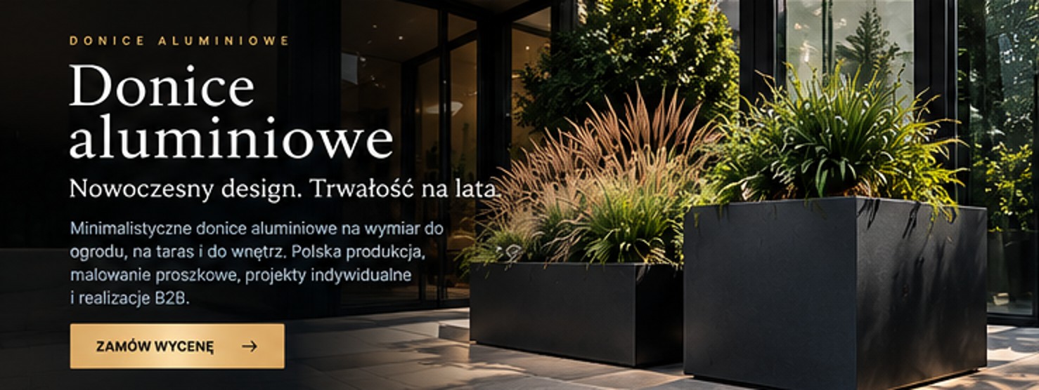 Donice aluminiowe SzachBlat